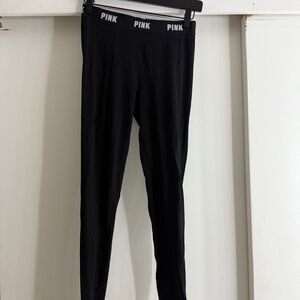 PINK Victoria's Secret Black Leggings
